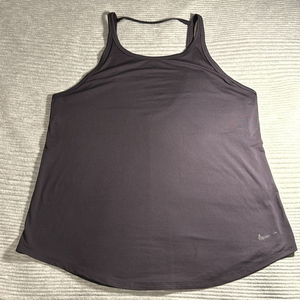 Nike Women's Grey Racerback Tank Top